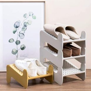 Stackable Footwear Holder 26 × 24.8 × 14cm By Taw9eel Essentials