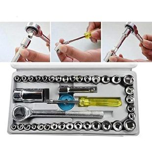 40-in-1 wrench and screwdriver tool kit