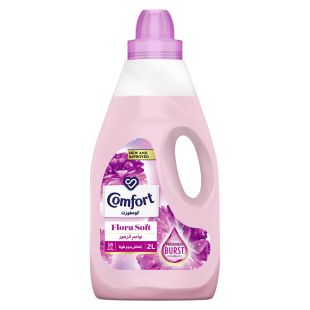 Comfort Fabric Softener Flora Soft for Fresh & Soft Clothes 2 L