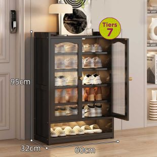 Multi Layer Shoe Rack with 2 Door