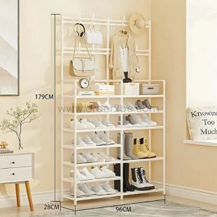2-in-1 Multifuntion Large Entryway oat and Shoe