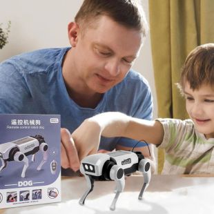 لعبة كلب روبوت تفاعلية تعمل بالطاقة الشمسية