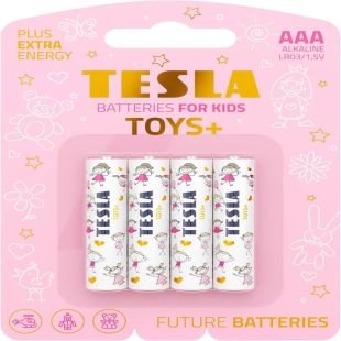 بطاريات Toys+Girl قياس AAA قلوية 1.5 فولت 4 قطع من Tesla