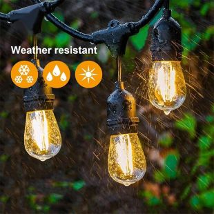 Solar Waterproof Outdoor LED String Bulbs