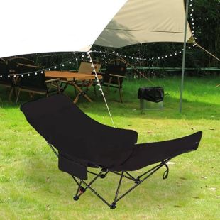 كرسي استرخاء قابل للطي والتعديل 44 &times; 68 &times; 150 سم