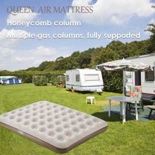 Queen Inflatable Air Mattress for Camping 203 x 152 x 22 cm