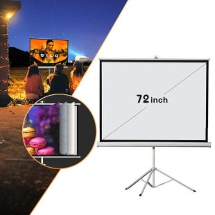 72 Inch Projector Screen with Tripod