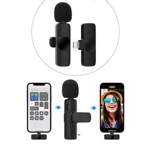 ميكروفون Lavalier لاسلكي صغير الحجم لأجهزة iPhone