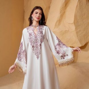 Elegant Arabic Design Dress For Women