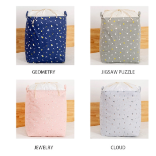 Foldable Drawstring Laundry Basket