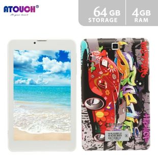 7 inch Tablet PC 5G Ram 4GB + 64GB Storage by Atouch