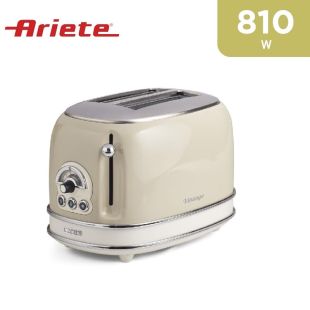 810W Vitage Toaster 2 Slice by Ariete 