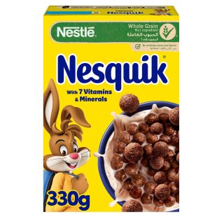 Nestle Nesquik Whole Grain Chocolate Flavored Cereals 330 g