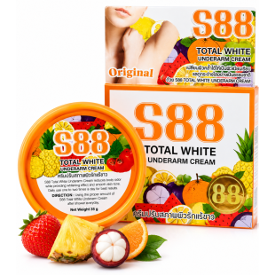 S88 Total White Underarm Cream helps keep underarms smooth, fresh & bright-looking 35G