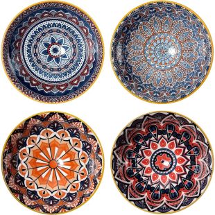 طقم أوعية خزفية بوهو 4 قطع 300 مل