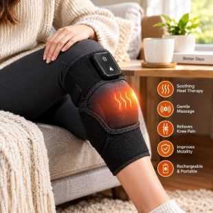Knee Massager with Heat and Herbal Therapy
