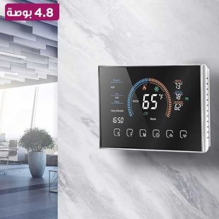 ثرموستات ذكي واي فاي بشاشة لمس 4.8 بوصة من GoPeta