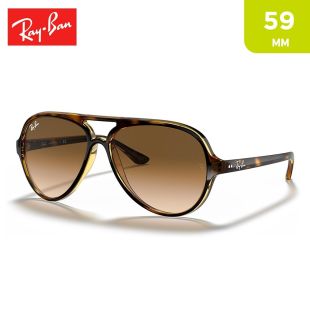 Cats 5000 Classic Sunglasses Light Brown 59 mm by Ray-Ban