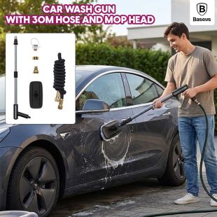 Car Wash Gun with 30m Hose and Mop Head by Baseus