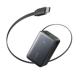 Anker Nano 10000mAh 45W Power Bank with Retractable USB-C Cable