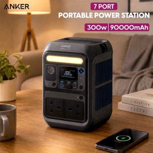 7 Port Portable Power Station 300W by Anker