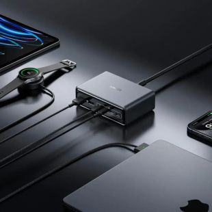 شاحن Prime بقوة 200 واط 6 منافذ بتقنية GaN من Anker