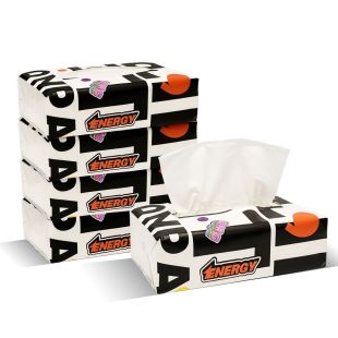 WOW Nylon Pack Facial Tissues 200 x 2 Ply 5 Pieces