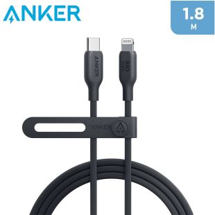 USB-C to Lightning Cable Bio-Based 1.8m - Black by Anker