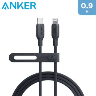 USB-C to Lightning Cable Bio-Nylon 0.9m -Black by Anker