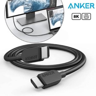 كيبل HDMI 2.1 دقة 8K بطول 1.8 متر من Anker