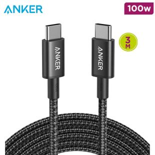 Anker 100W Type-C to Type-C Charging Data Cable 3m