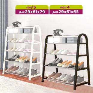 منظم أحذية متعدد الطبقات على شكل حرف A