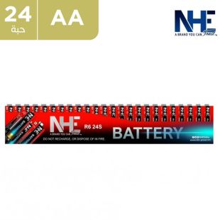 بطاريات AA R6 عبوة 24 حبة من NHE 