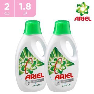 أريال - مسحوق غسيل باور جل الأصلي للغسالات الأوتوماتيكية 2 × 1.8 لتر