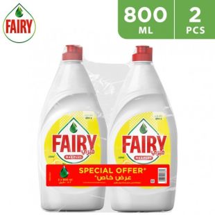 Fairy Max Plus Lemon Dish Wash 2 x 800 ml