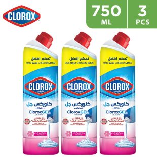 Clorox Gel Thick Bleach + Cleaner with Floral Magic 750 ml 2+1