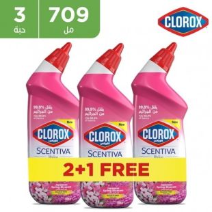 كلوركس سينتيفا سبرينج منظف المراحيض 709 مل 2+1 مجانا