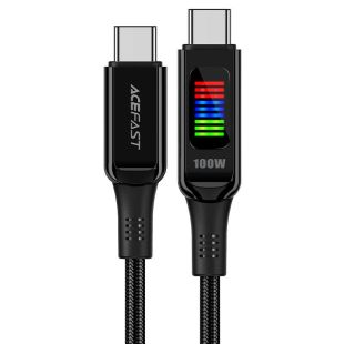 كيبل C7-03 للشحن ونقل البيانات USB-C إلى USB-C بقوة 100 واط من Acefast