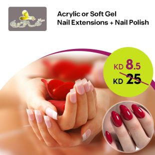 Soft Gel Nails or Soft gel + Dye at Chateau Moon Beauty Center