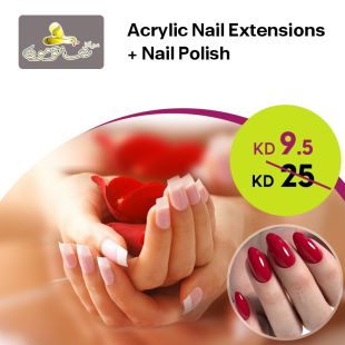 Acrylic Nail Extensions + Nail Polish at Chateau Moon Center