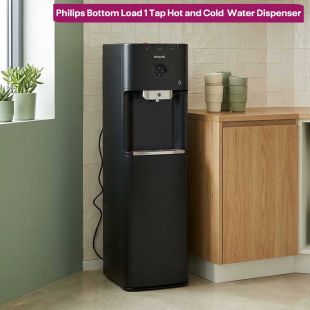 براد مياه تحميل سفلي منفذ واحد حار وبارد مع فلتر UV من Philips