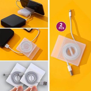 Data Cable Storage Box 2 Pcs