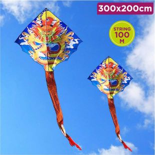 Large Dragon Shaped Kite 300 x 200 cm