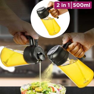 2 in 1 Oil Sprayer and Dispenser 500ml