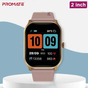 Promate 2-Inch ActivLife SmartWatch with BT Calling