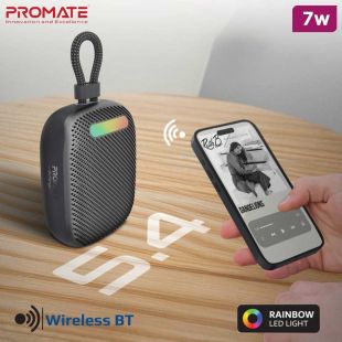 7W Bluetooth 5.4 Wireless Speaker with IPX6 Water Resistance
