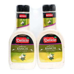 Delicio Ranch Dressing 2 x 267 ml