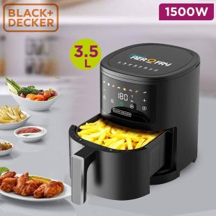 Digital Air Fryer 3.5L 1500W by Black + Decker - New Product / Open Box