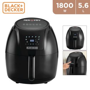 5.6L Digital Air Fryer 1800W by Black & Decker ( New Product / Open Box )