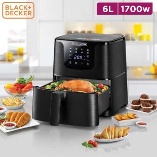 Black+Decker 1700W Digital Air Fryer 6L